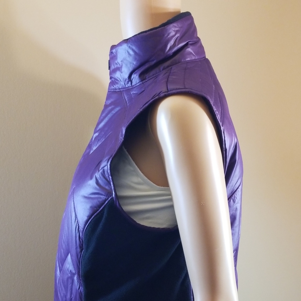NWOT Ideology Purple Puffer Vest. Size Med. - Picture 5 of 8